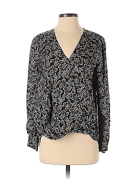 Slate & Willow Faux Wrap Floral Blouse (view 1)