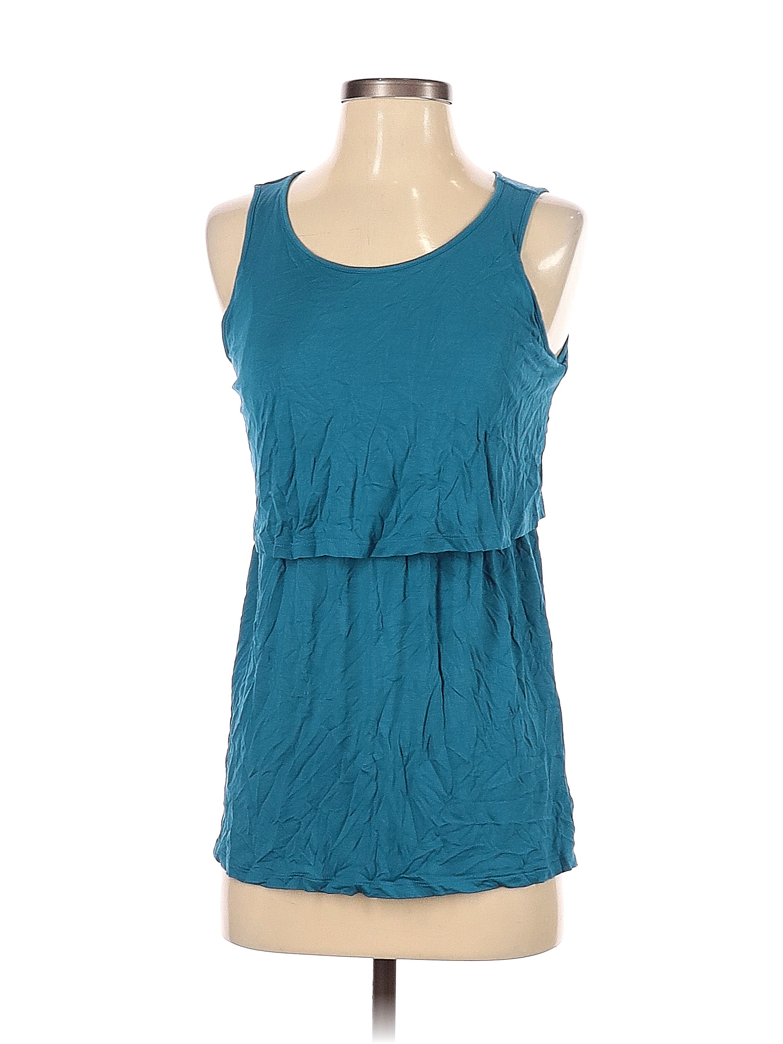 Old Navy 100% Rayon Teal Blue Sleeveless Top Size S - 50% off | ThredUp