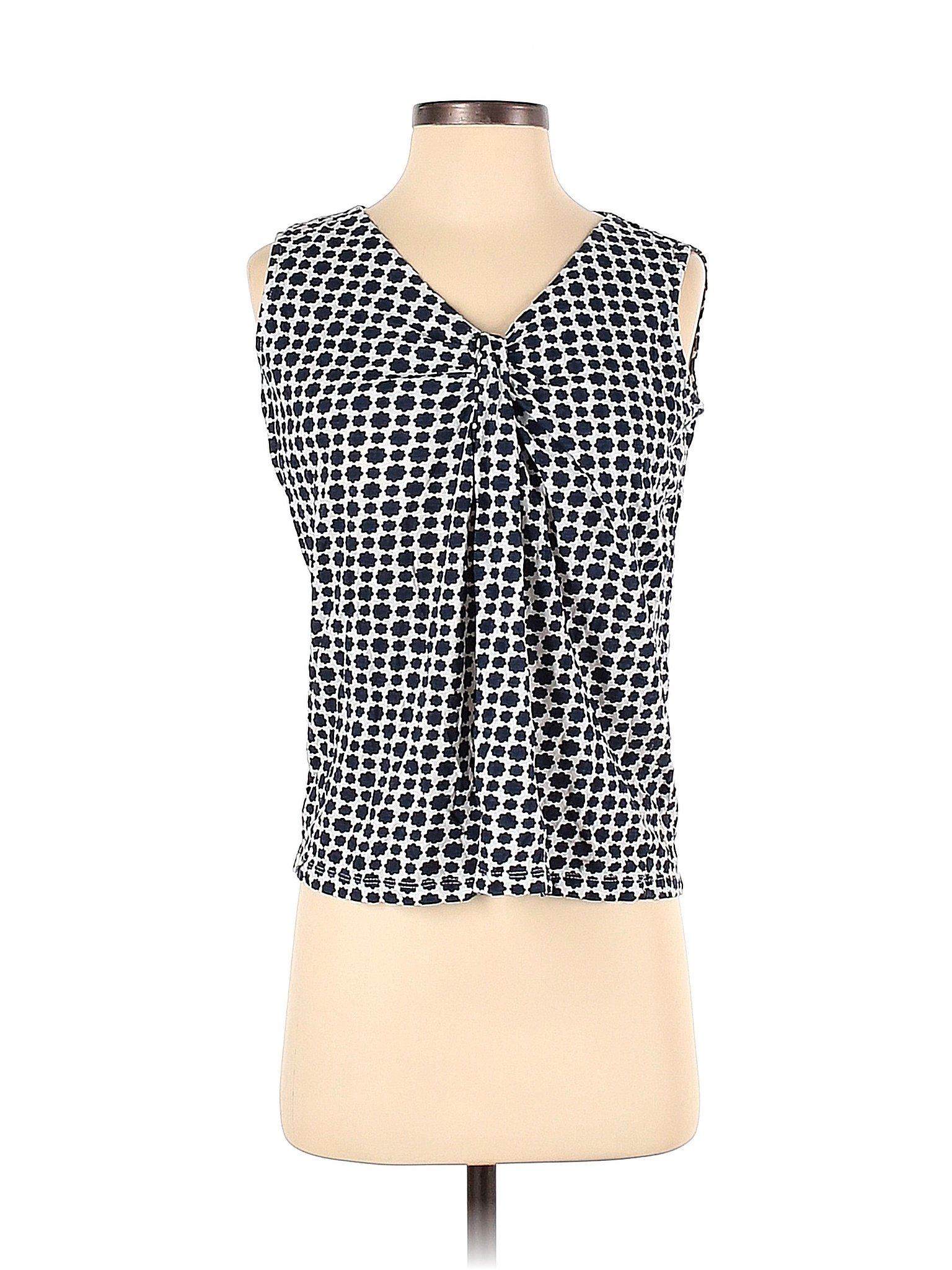 Basic Editions 100% Cotton Blue Sleeveless Top Size S - 46% off | thredUP