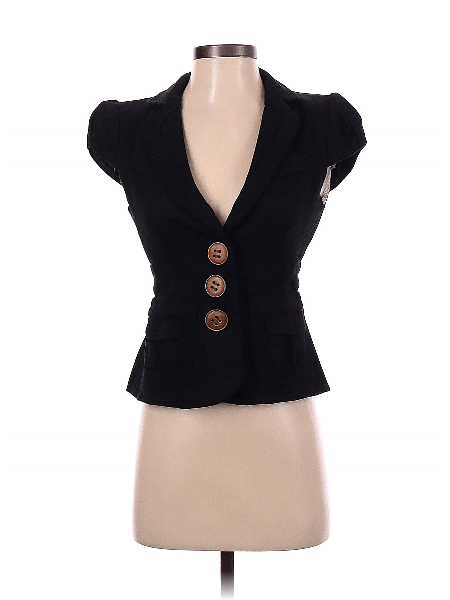 Nanette Lepore Solid Black Blazer Size 2 - 86% off | thredUP