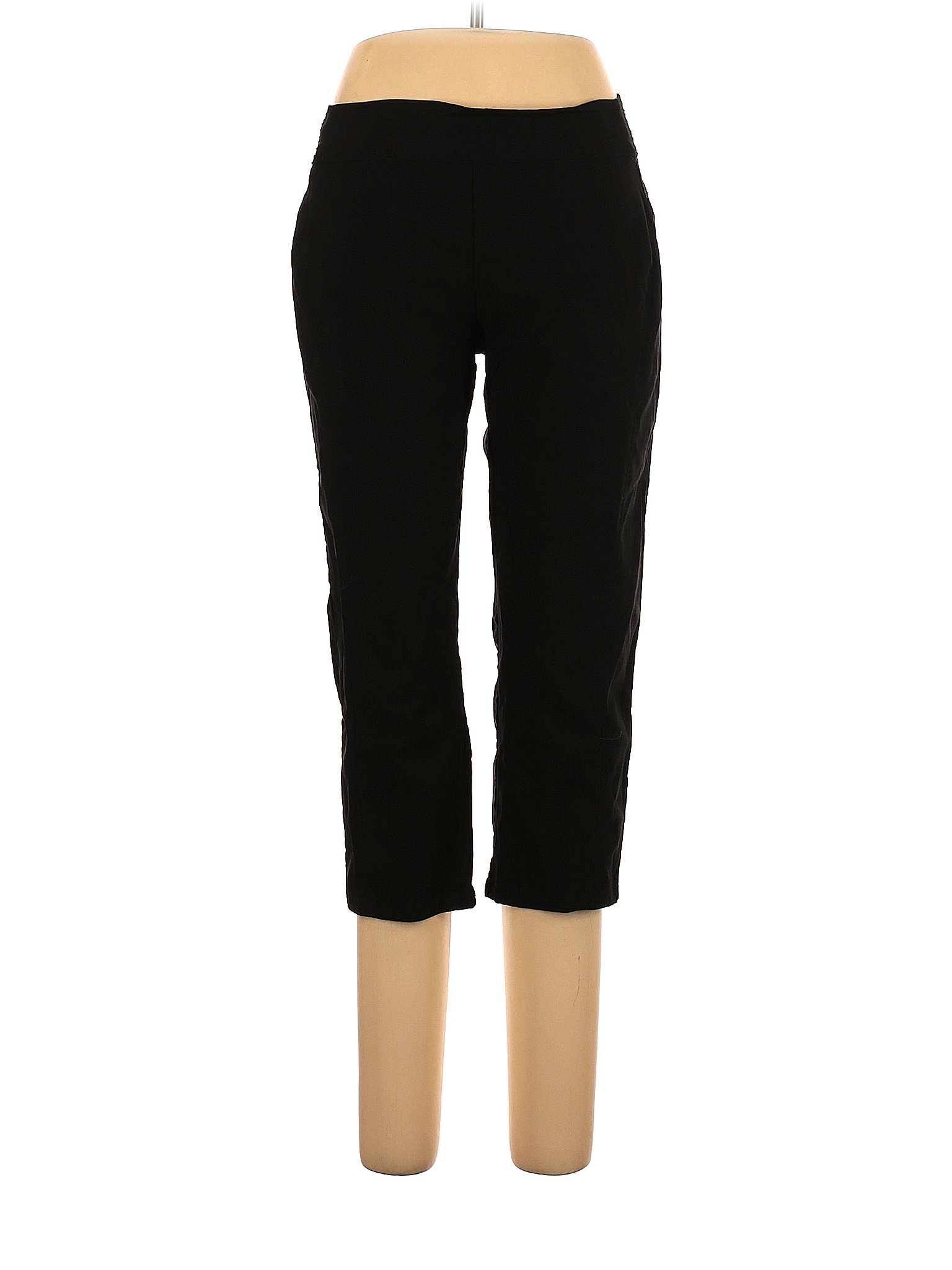 Simply Vera Vera Wang Solid Black Casual Pants Size L (Petite) - 62% ...