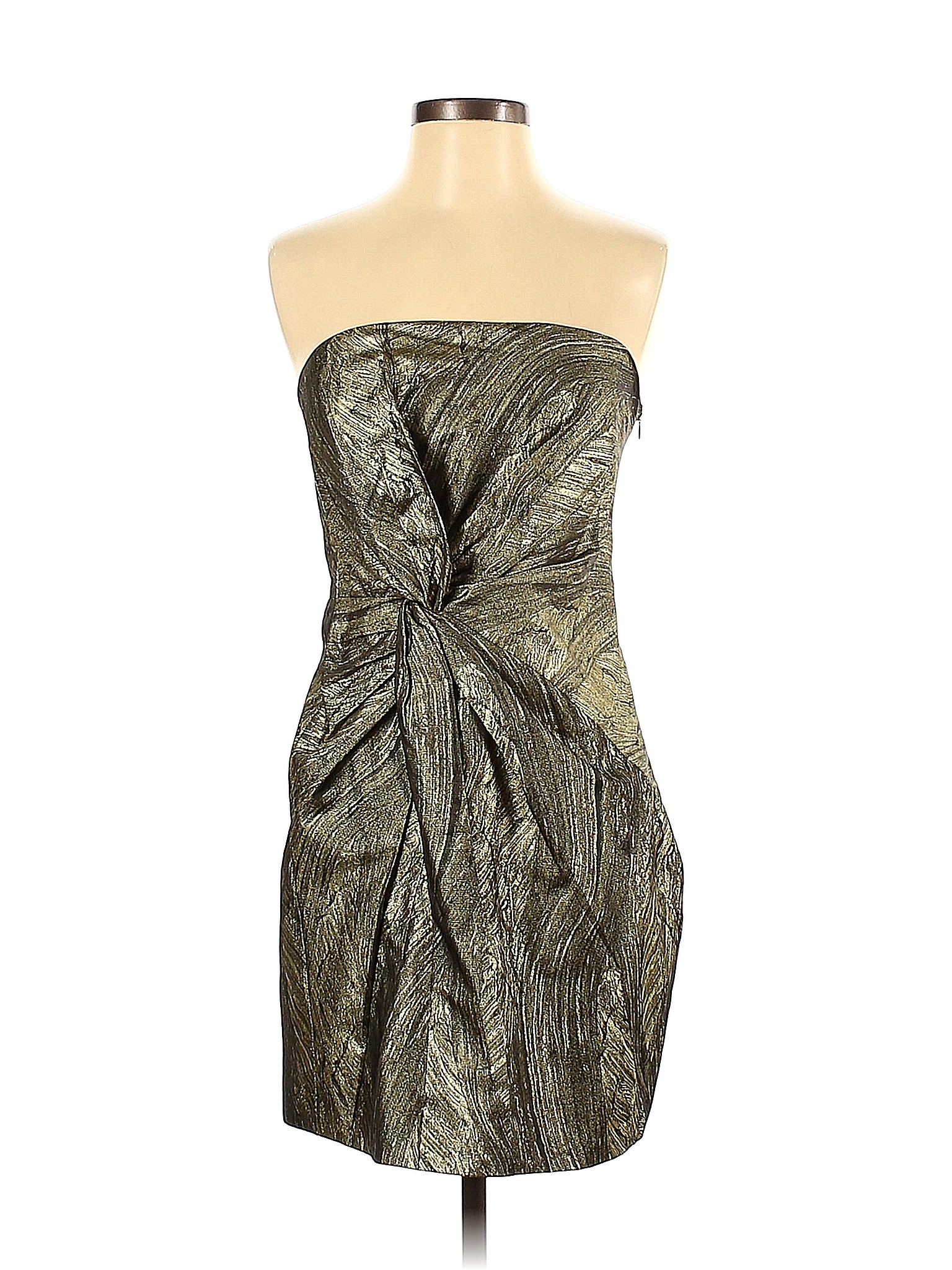 Haute Hippie Green Gold Cocktail Dress Size L 82 off thredUP