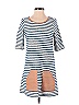 Anthropologie Stripes Blue Ivory Casual Dress Size XS - photo 1