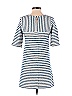 Anthropologie Stripes Blue Ivory Casual Dress Size XS - photo 2