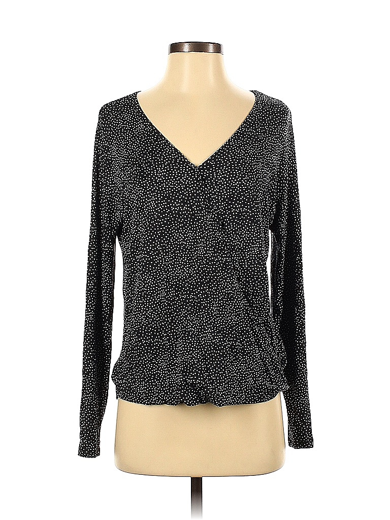 Cable & Gauge Black Long Sleeve Top Size S - 58% off | thredUP