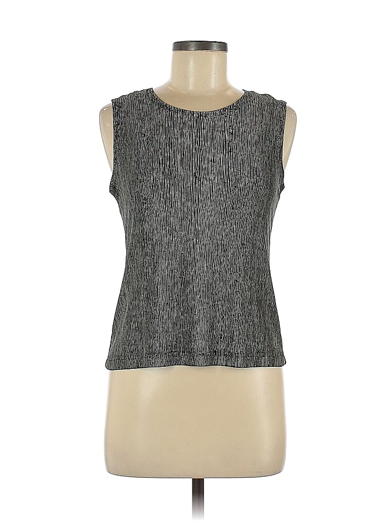 Pre-owned Ronni Nicole Sleeveless Top Black Scoop Neck Tops