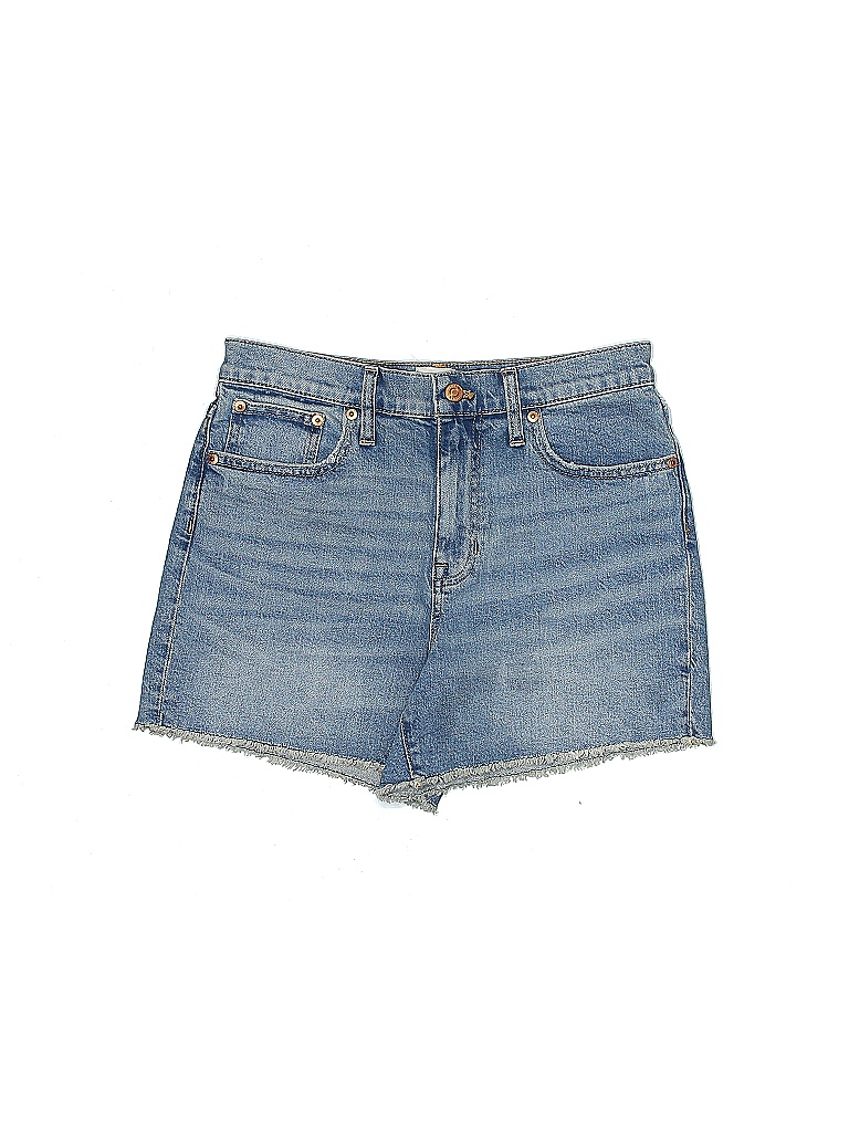 J.Crew Solid Blue Denim Shorts 26 Waist - 87% off | thredUP