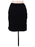 Elle Solid Black Casual Skirt Size L - photo 2