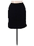 Elle Solid Black Casual Skirt Size L - photo 1