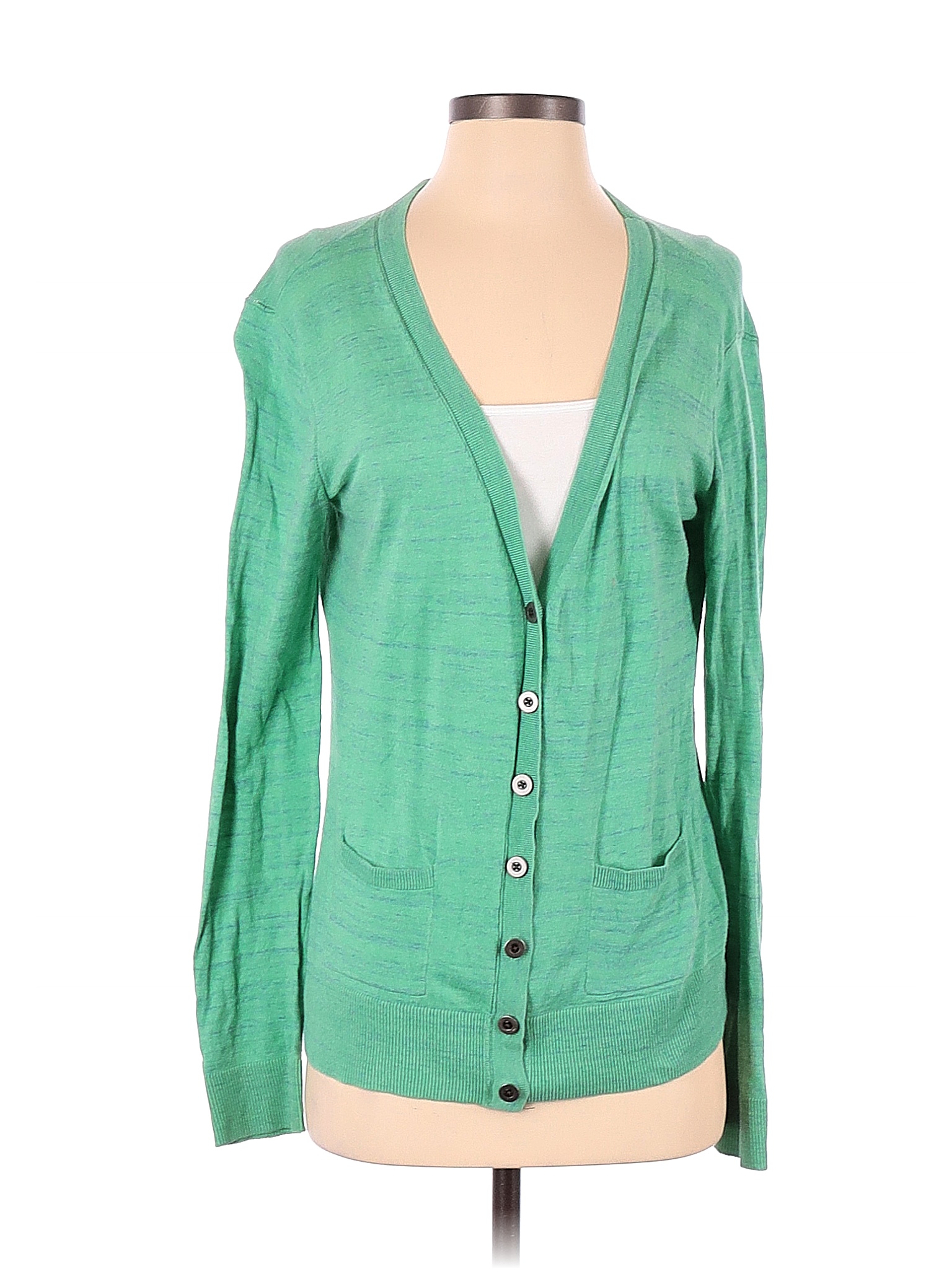 cabi green cardigan