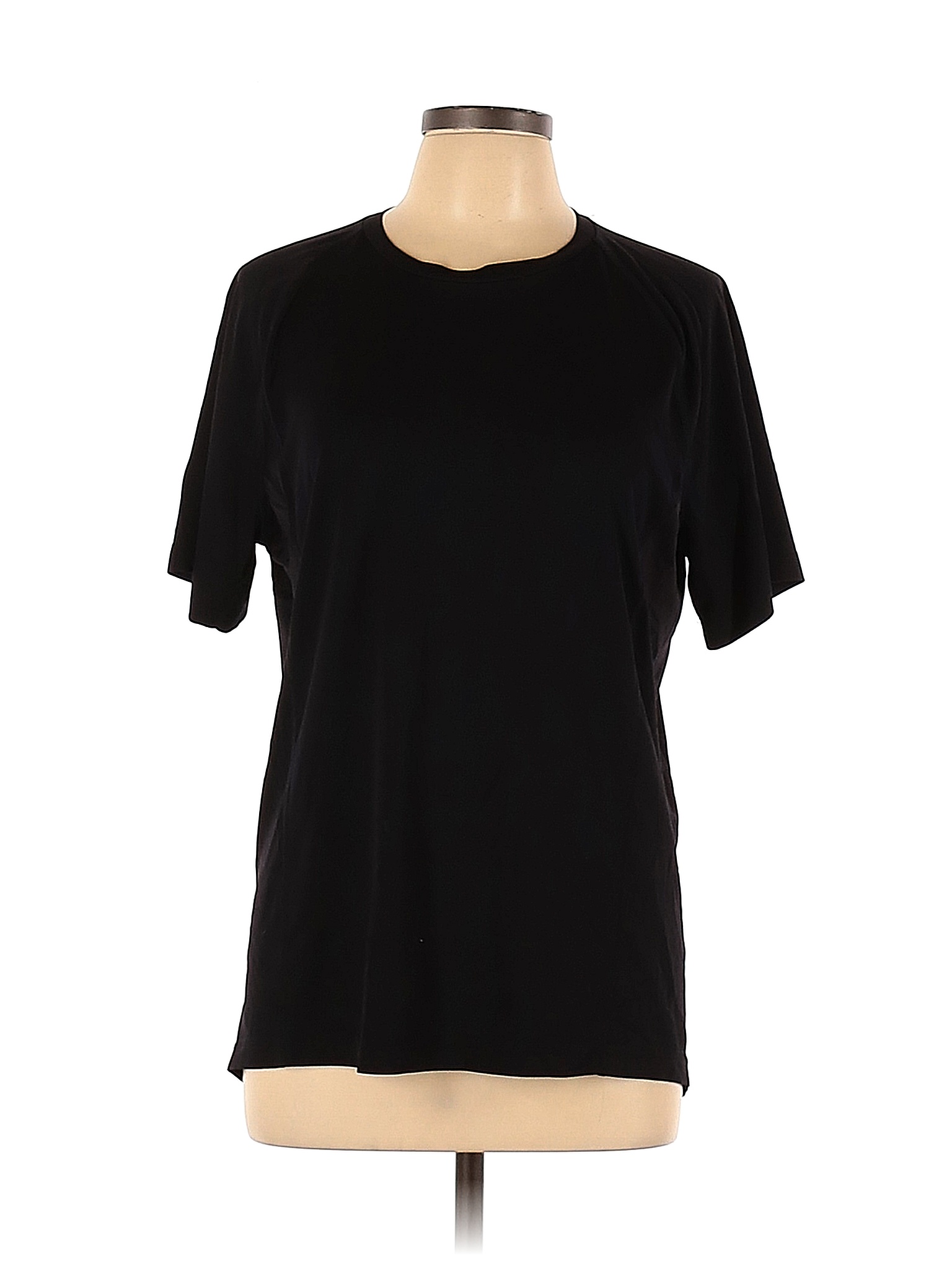 Xersion 100% Polyester Solid Black Active T-Shirt Size L - 75% off ...