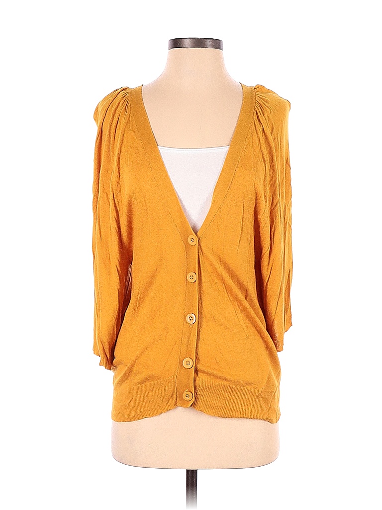 Metrostyle Orange Cardigan Size M - 76% off | thredUP