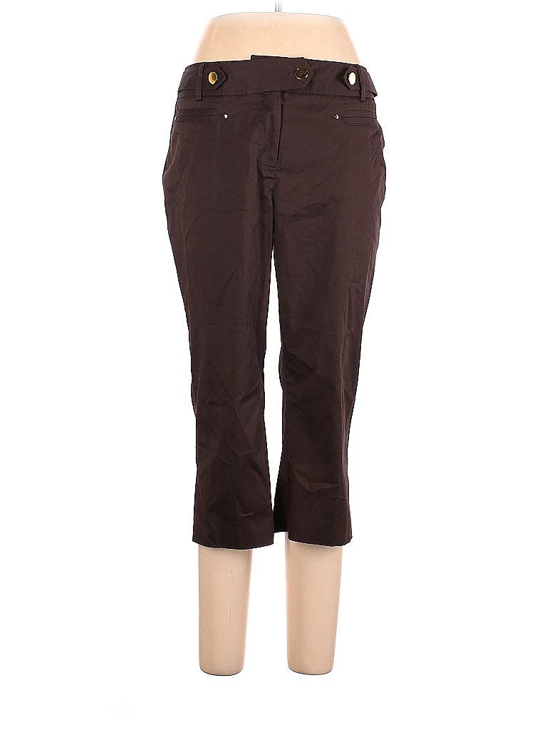 Peter Nygard Solid Brown Casual Pants Size 10 - 79% off | thredUP