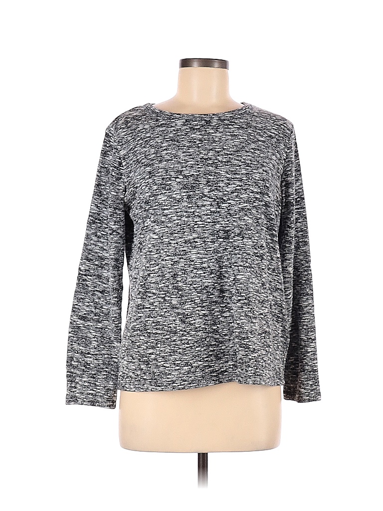 Jane and Delancey Marled Gray Black Pullover Sweater Size M - 84% off ...
