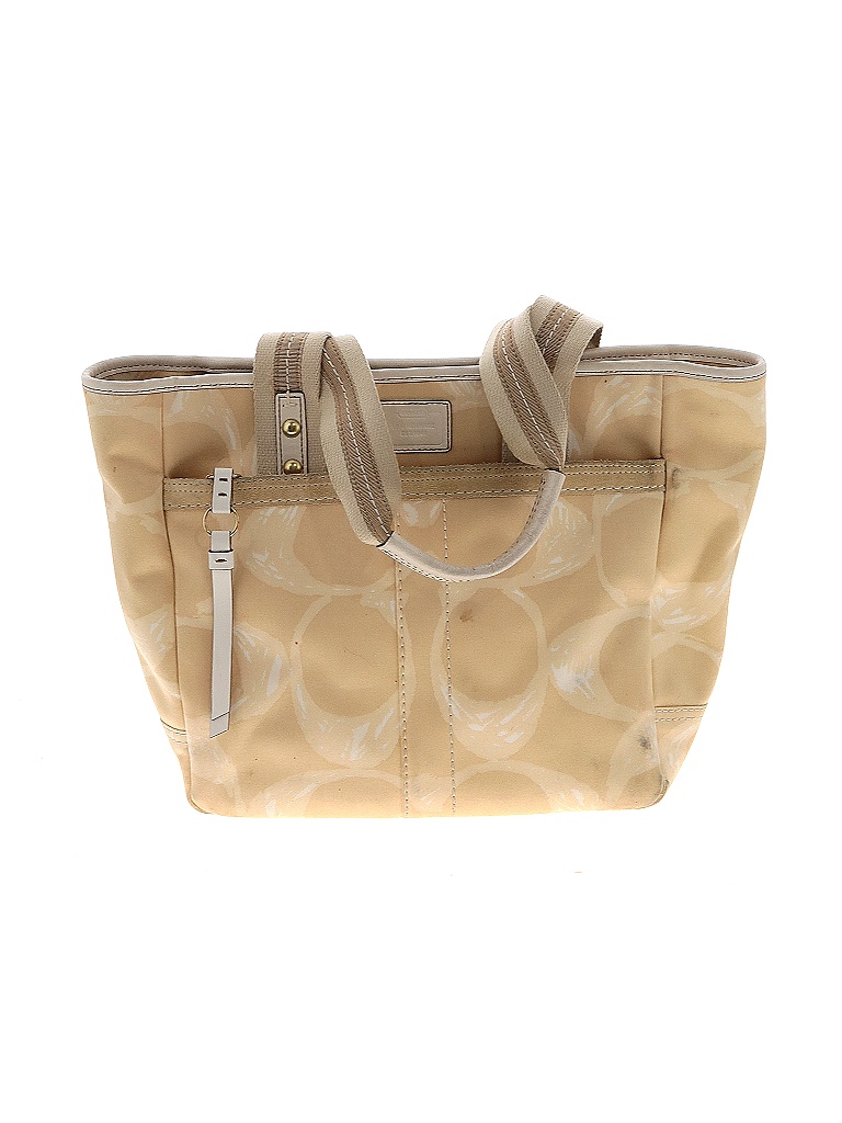 Coach Solid Tan Ivory Shoulder Bag One Size 77 off thredUP