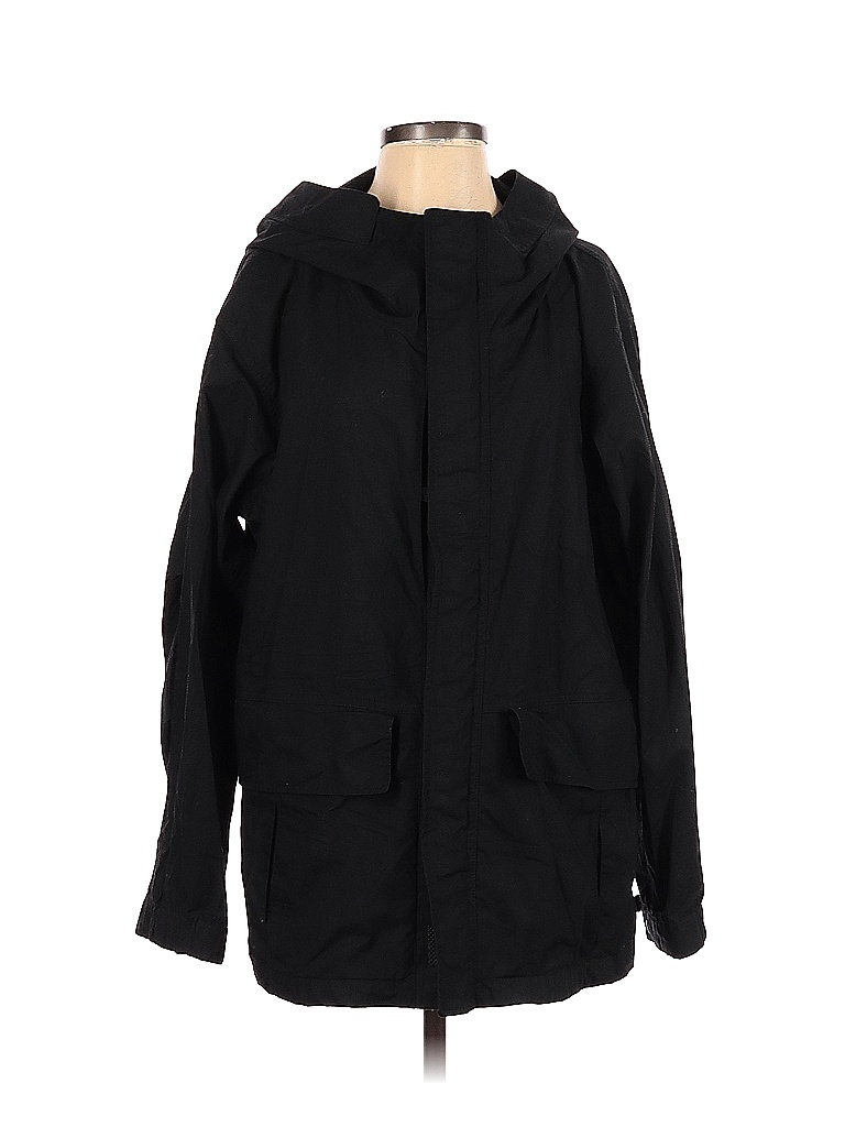 Uniqlo 100 Cotton Solid Black Jacket Size XS 65 off thredUP