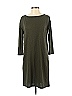 Gap Solid Green Casual Dress Size XS - photo 1