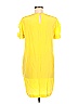 Donna Morgan 100% Silk Solid Colored Yellow Casual Dress Size 6 - photo 2