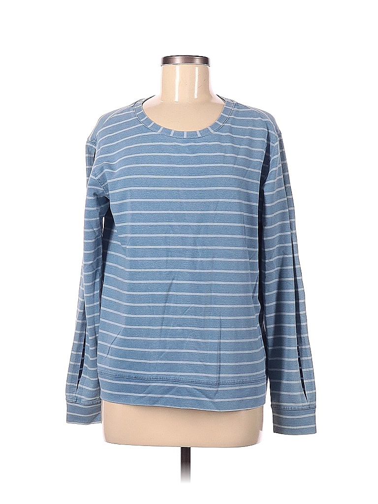 Jane and Delancey Stripes Blue Sweatshirt Size M - 68% off | thredUP