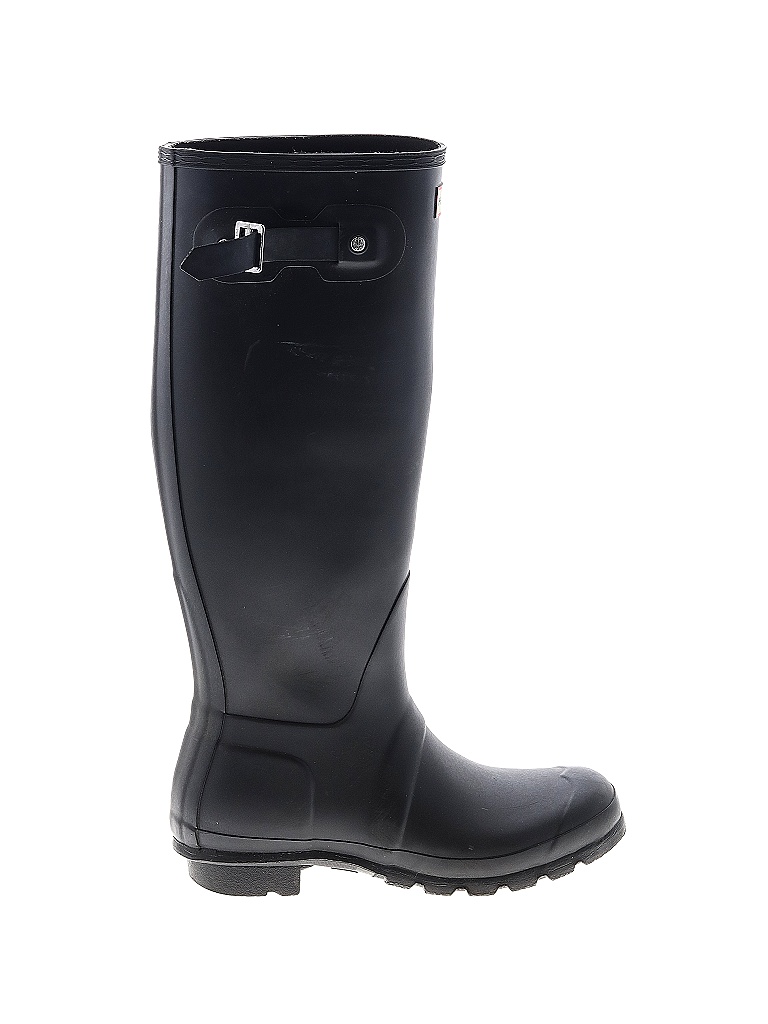 Hunter Black Boots Size 8 - photo 1