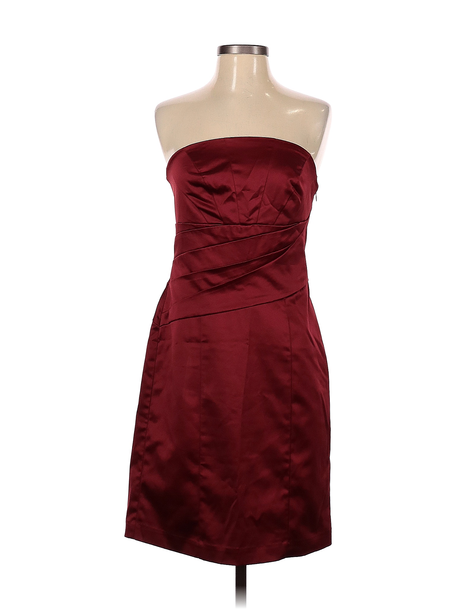 The Limited Solid Colored Burgundy Cocktail Dress Size 4 88 off