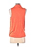 August Silk Orange Cardigan Size P (petite) - photo 2