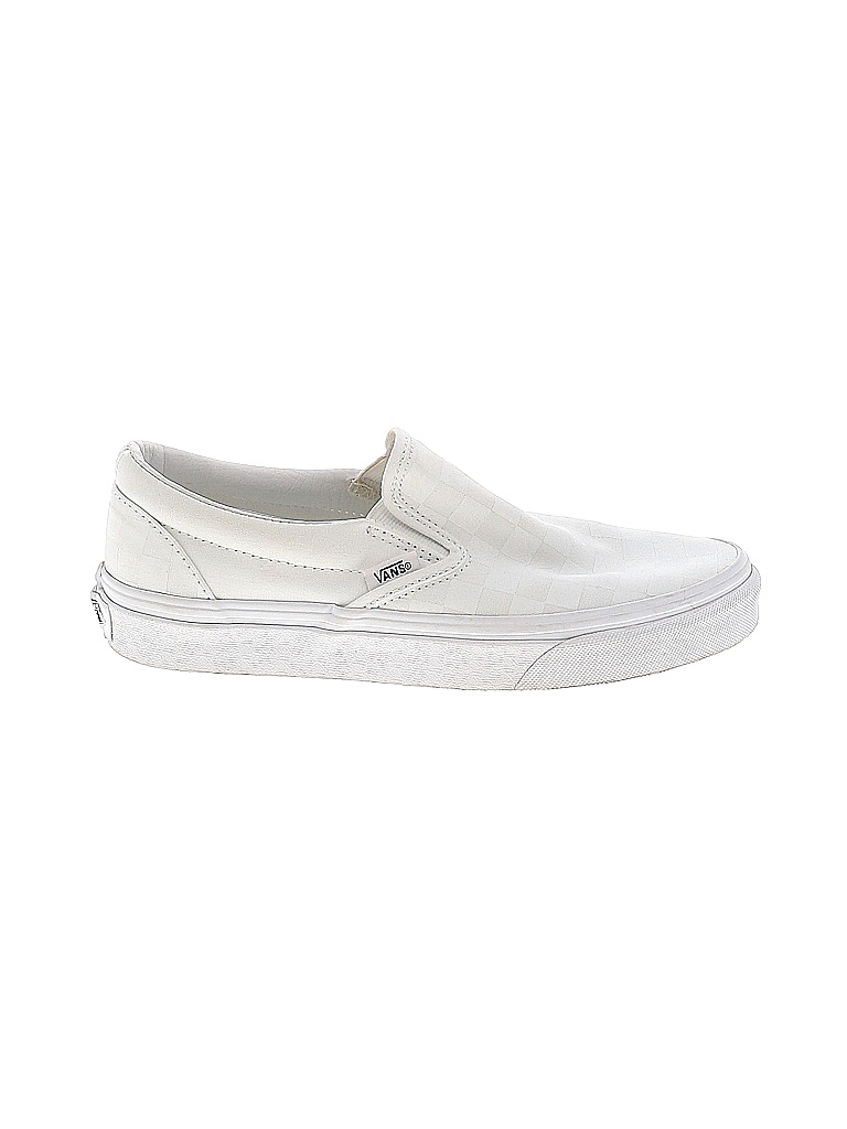 Vans White Sneakers Size 6 1/2 - photo 1