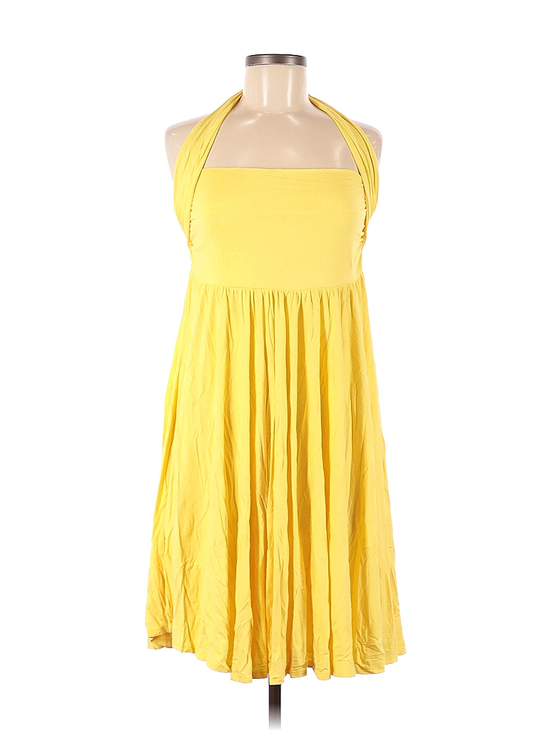 Boston Proper Yellow Casual Dress Size M - 76% off | thredUP