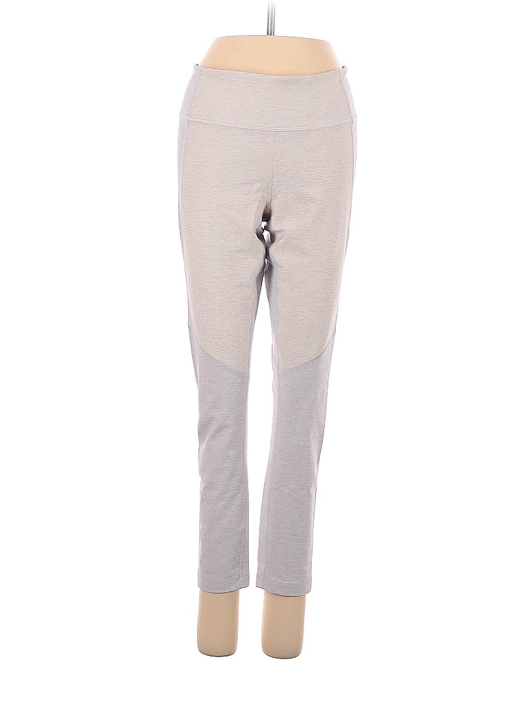 Outdoor Voices Color Block Gray Ivory Active Pants Size S - photo 1