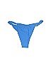 Zaful Solid Blue Swimsuit Bottoms Size M - photo 2
