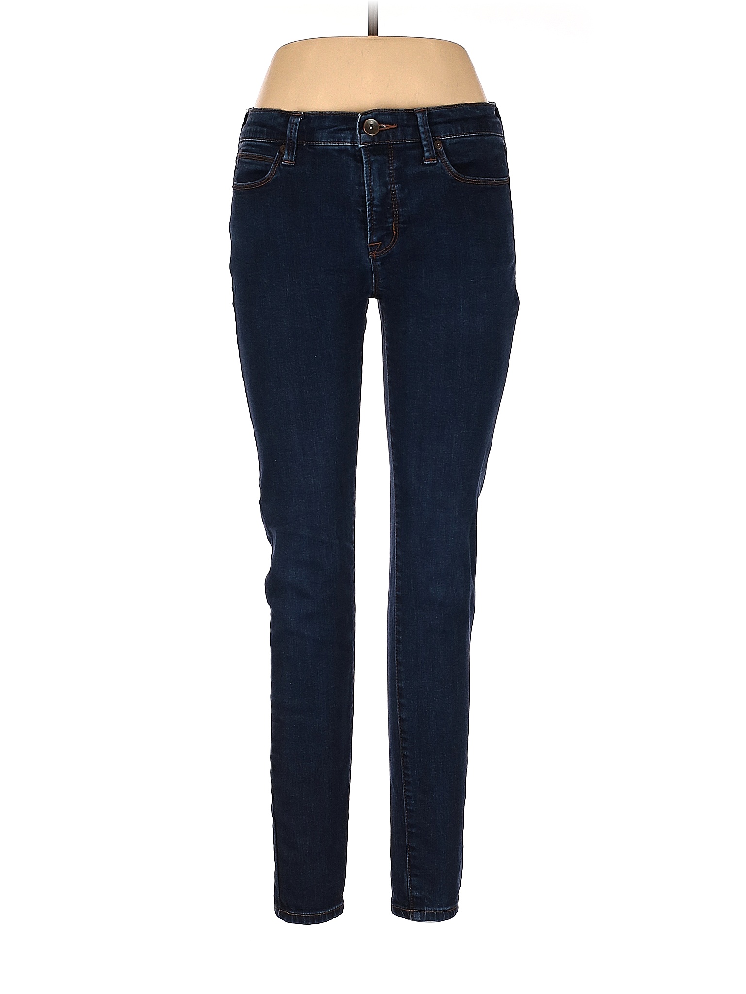 Jcpenney Solid Blue Jeans 31 Waist 48 off thredUP