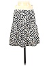 Ann Taylor Animal Print Leopard Print Tortoise Hearts Graphic Polka Dots Ivory Casual Skirt Size S (Petite) - photo 2