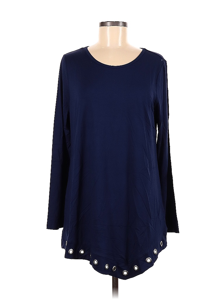 Soft Surroundings Blue Long Sleeve Top Size M - 60% Off | ThredUP