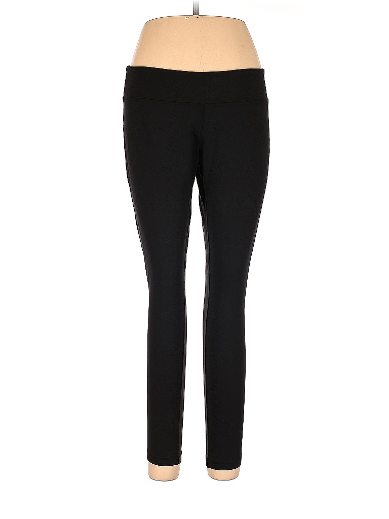 Sahalie Solid Black Active Pants Size L - 71% off | thredUP