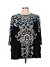 Susan Graver Black Long Sleeve Blouse Size 2X (Plus) - photo 1