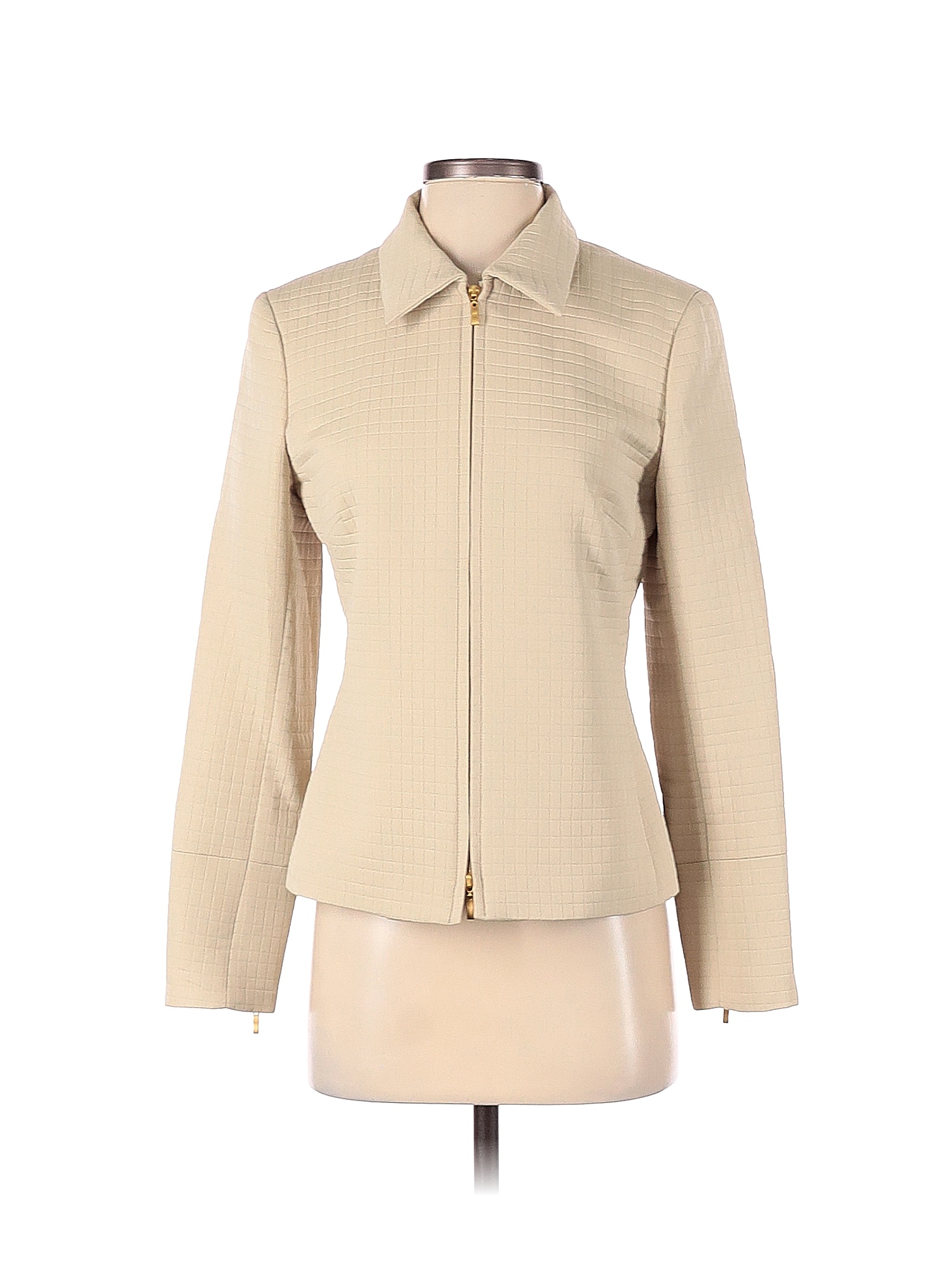 Casual Corner 100 Polyester Colored Ivory Jacket Size 2 73 off