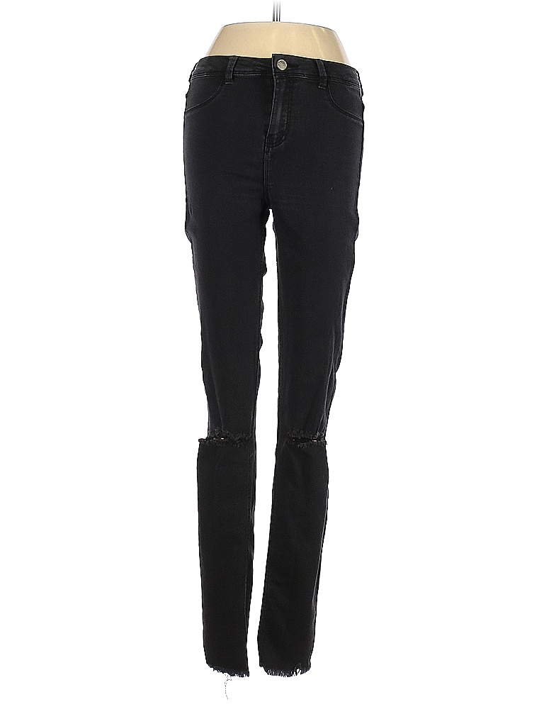Pre-owned Zara Trf Jeans In Black