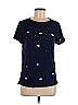 Drifter 100% Cotton Polka Dots Stars Blue Short Sleeve T-Shirt Size M - photo 1