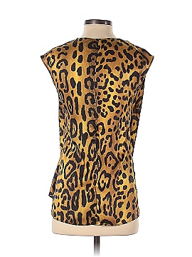 Adam Lippes Collective Leopard Cowl Neck Top (view 2)