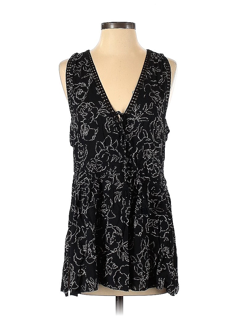 GXF by Gentle Fawn Black Sleeveless Blouse Size S - photo 1