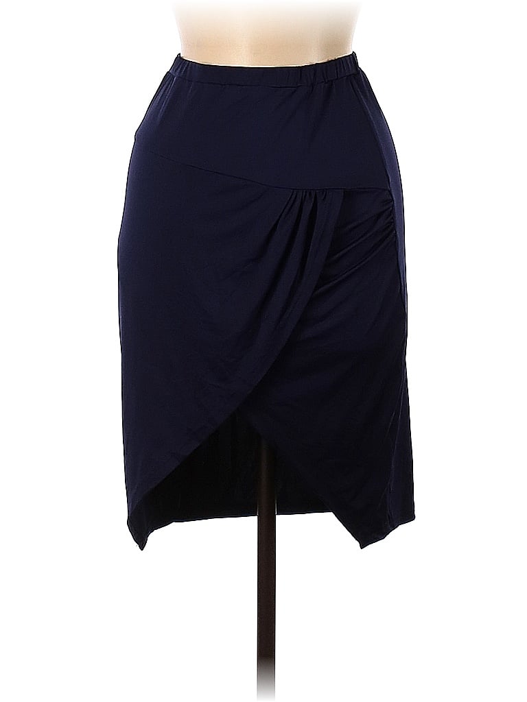 Pre-owned Shein Casual Skirt In Blue