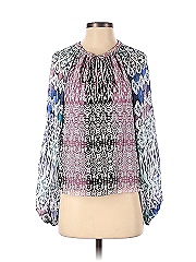 Ramy Brook Long Sleeve Silk Top