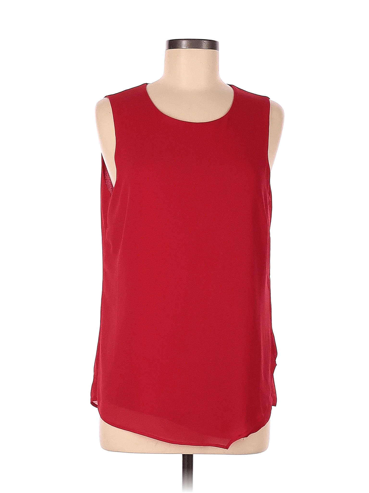 red sleeveless shell