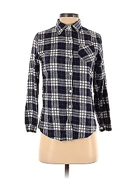 Color Swatch Long Sleeve Button-Down Shirt (view 1)