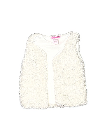Girls Love Pink Faux Fur Vest (view 1)