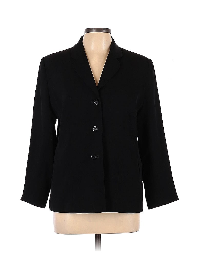TanJay 100% Polyester Solid Black Jacket Size 10 - 84% off | thredUP