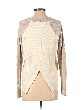 Madewell Province Cross-Back Pullover Sweater in Colorblock (view 2)