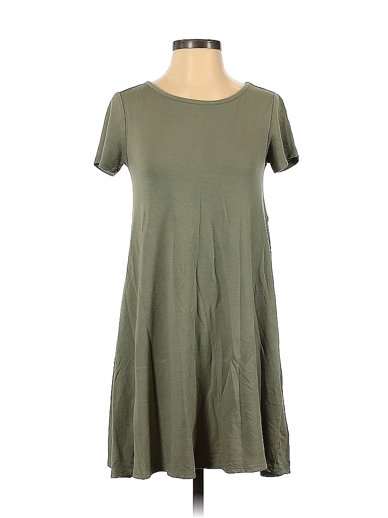 Pre-owned Forever 21 Casual Dress In Green