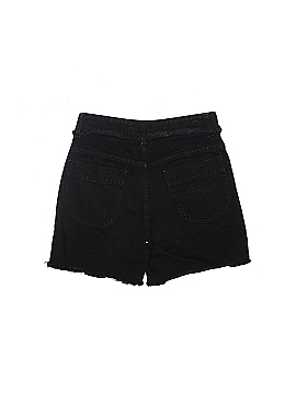 Philosophy Di Lorenzo Serafini Black Sequin Denim Shorts (view 2)