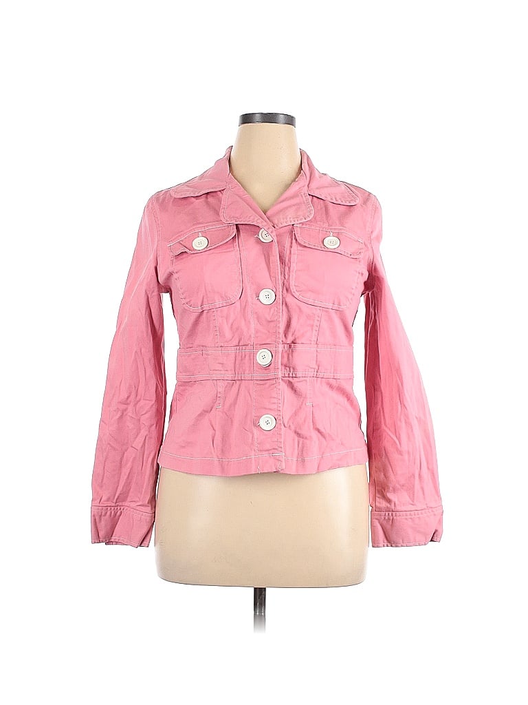 Metrostyle Pink Jacket Size 14 78 Off Thredup